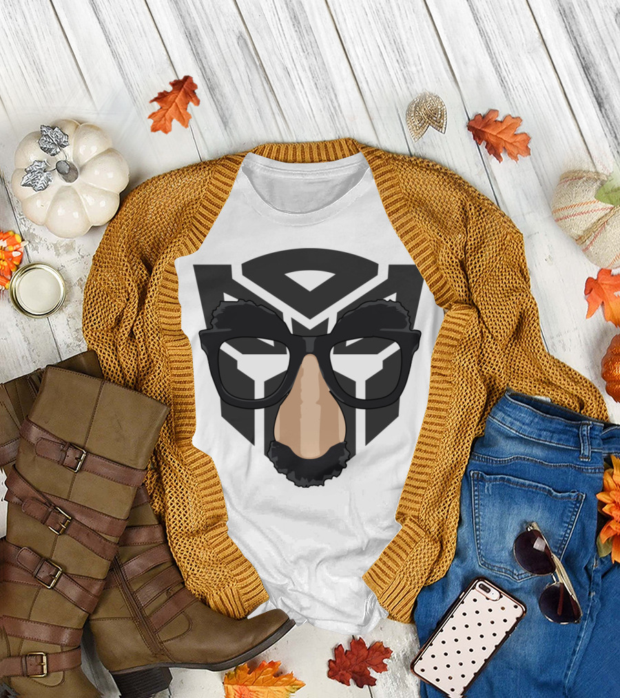 Robot In Disguise Autobot Groucho Glasses T-Shirt
