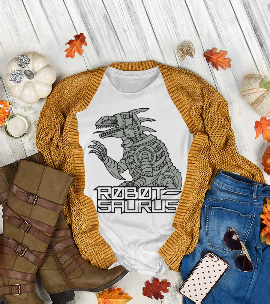ROBOT SAURUS MECHANICAL DINOSAUR T-Shirt