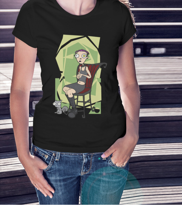 Pensive Chair Germaine And Foamy Jum Image T-Shirt
