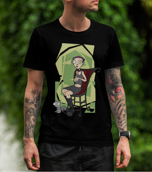 Pensive Chair Germaine And Foamy Jum Image T-Shirt