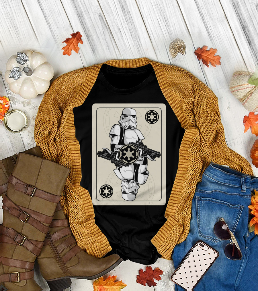 Ace of Empire Stormtroopers Playing Card T-Shirt