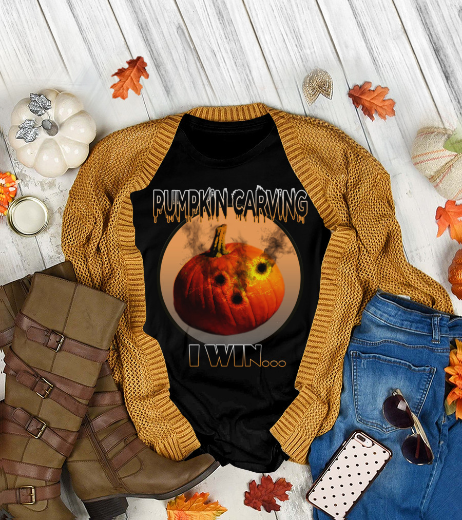 PUMPKIN CARVING I WIN T-Shirt