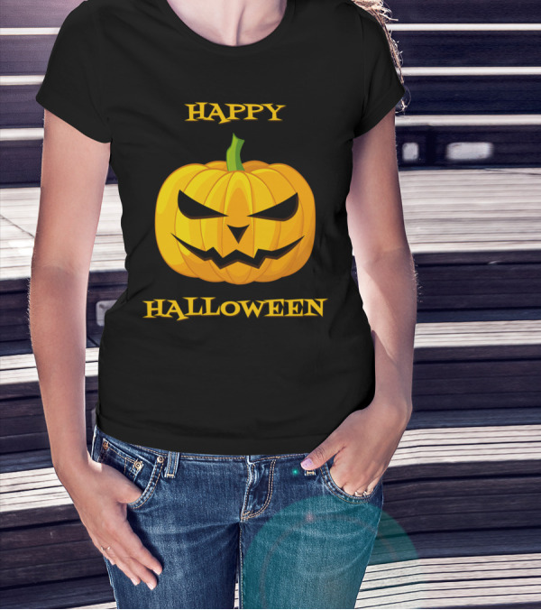 Happy Halloween Jack O Lantern T-Shirt