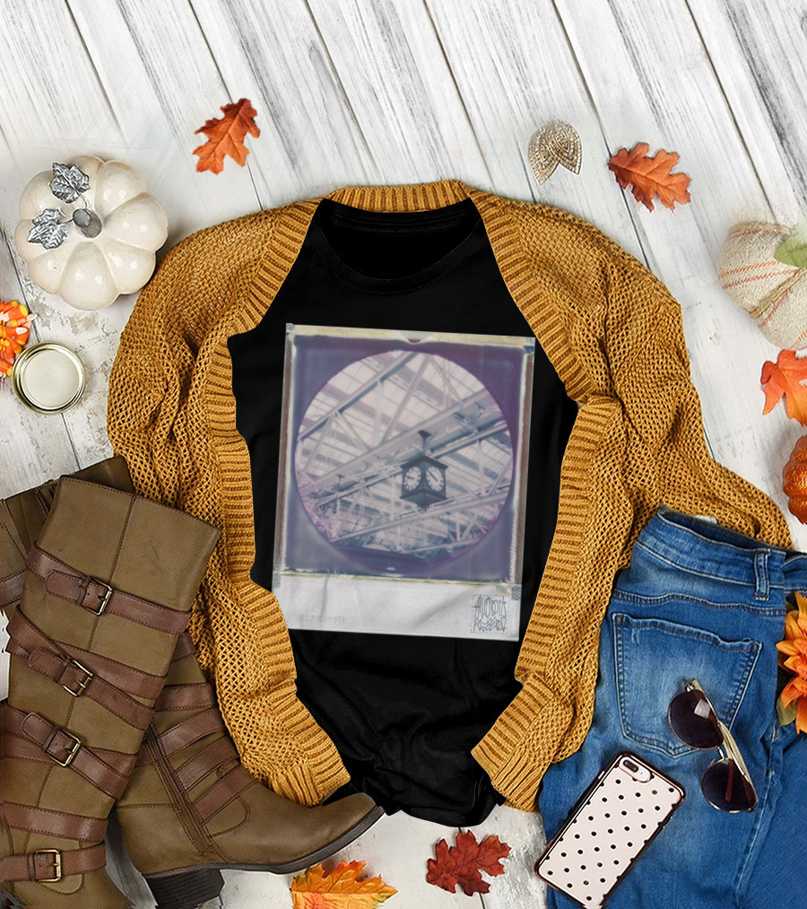 Hang On A Sec Adopted Memory Clocktower Station Polaroid T-Shirt