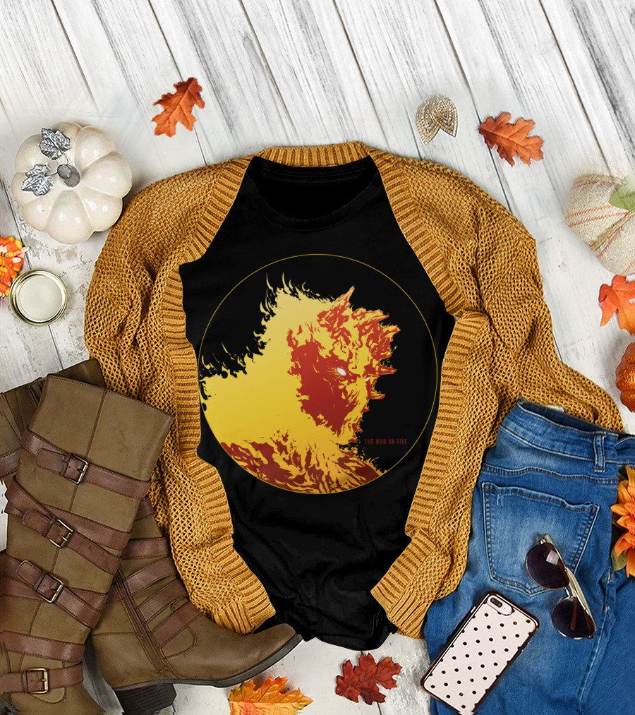 MGS The Man On Fire Iconic Circle T-Shirt