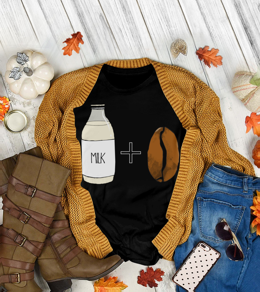 Milk + Coffee Bean T-Shirt