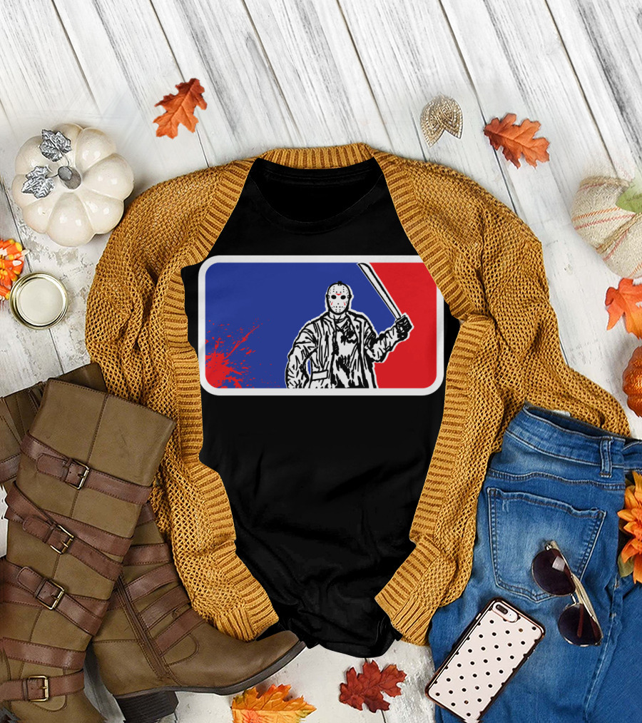 Jason Vorhees Major League Baseball T-Shirt