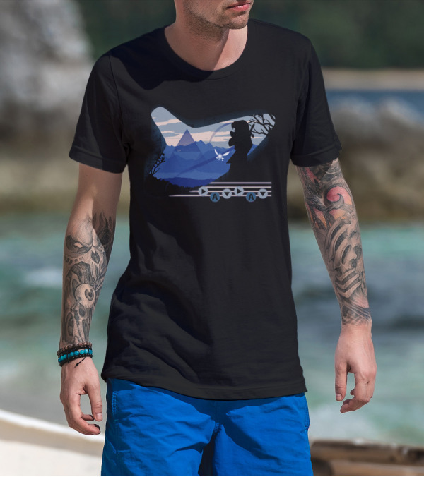 Song Of Time Legend Of Zelda Ocarina Blue T-Shirt