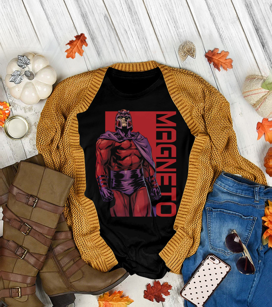 Magneto Powerful Stare Red Costume T-Shirt