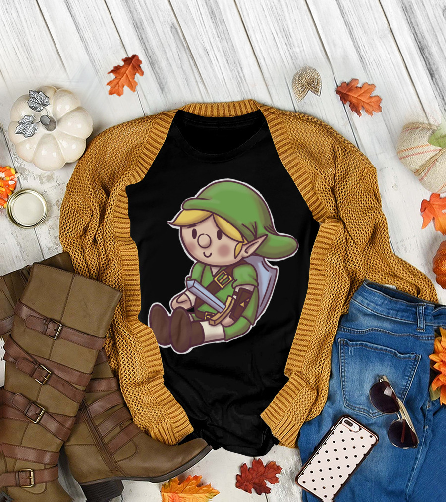 Hero Plush Link Legend of Zelda Character T-Shirt