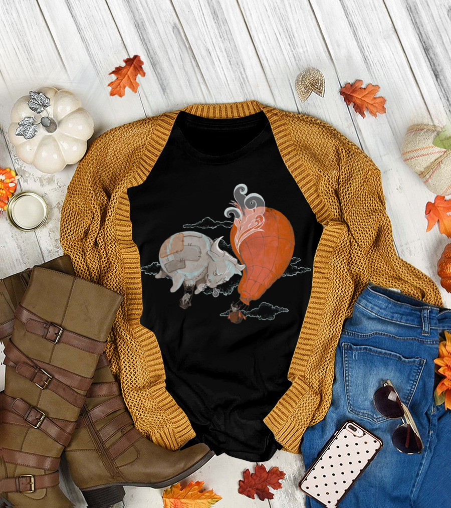 Air Bison and Hot Air Balloon Adventure T-Shirt