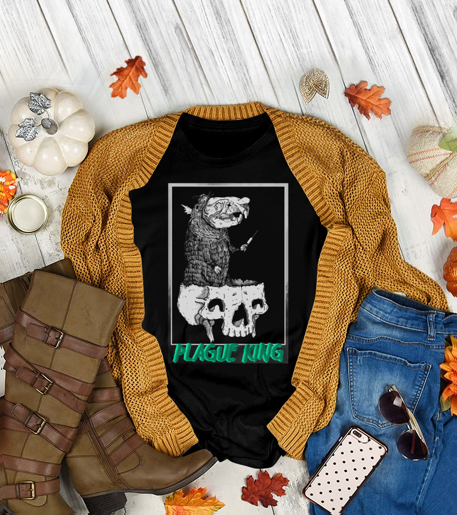 Plague King Skull Throne Monster T-Shirt