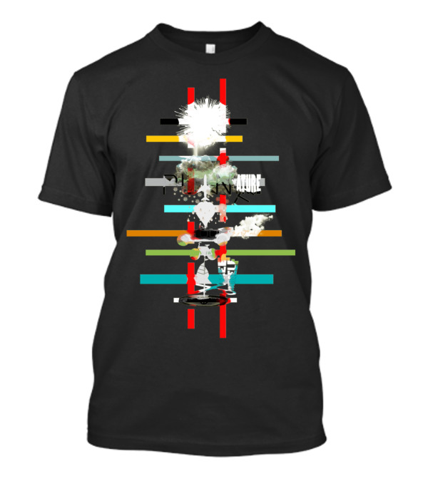 Plane Of Nature Abstract Stripes Explosion T-Shirt