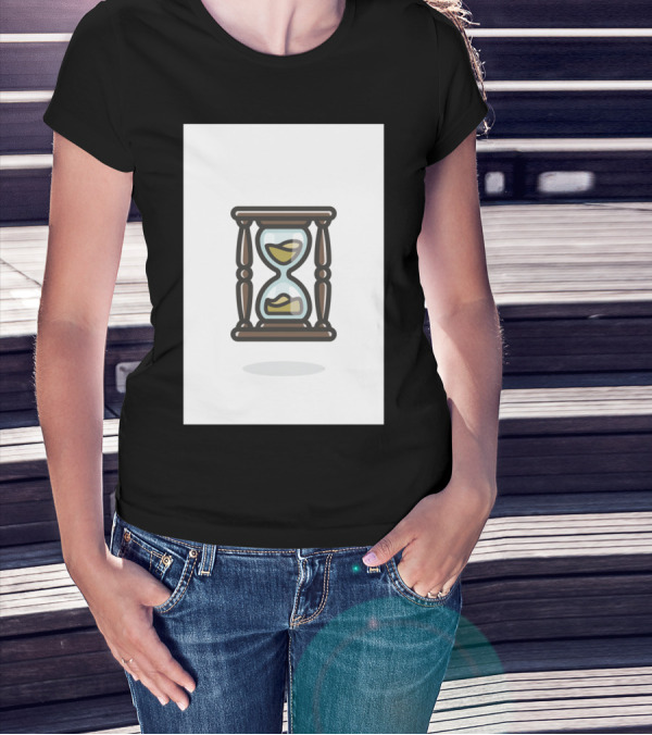 Hourglass By Raff Timeless Sand Timer T-Shirt