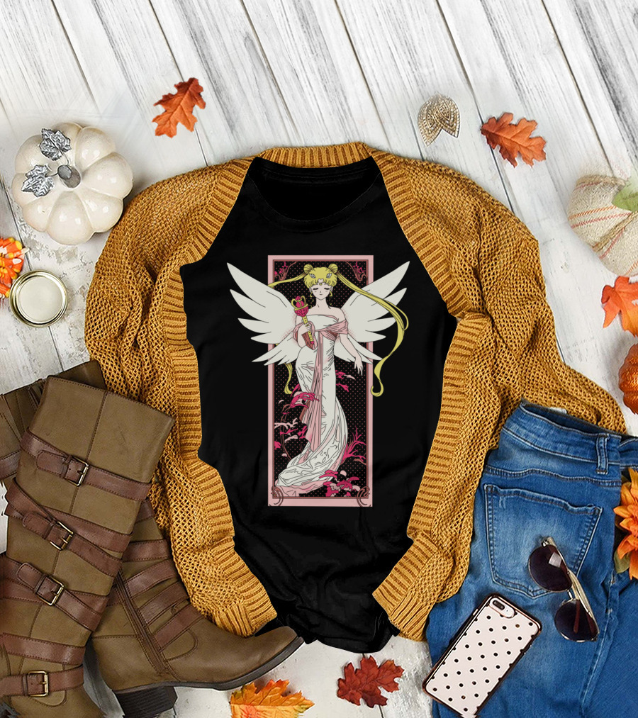 Sailor Moon Winged Serenity Art Nouveau T-Shirt