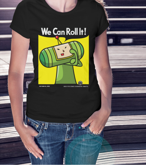 We Can Roll It Katamari Damacy King Of The Cosmos Co-Ordinating Committee T-Shirt