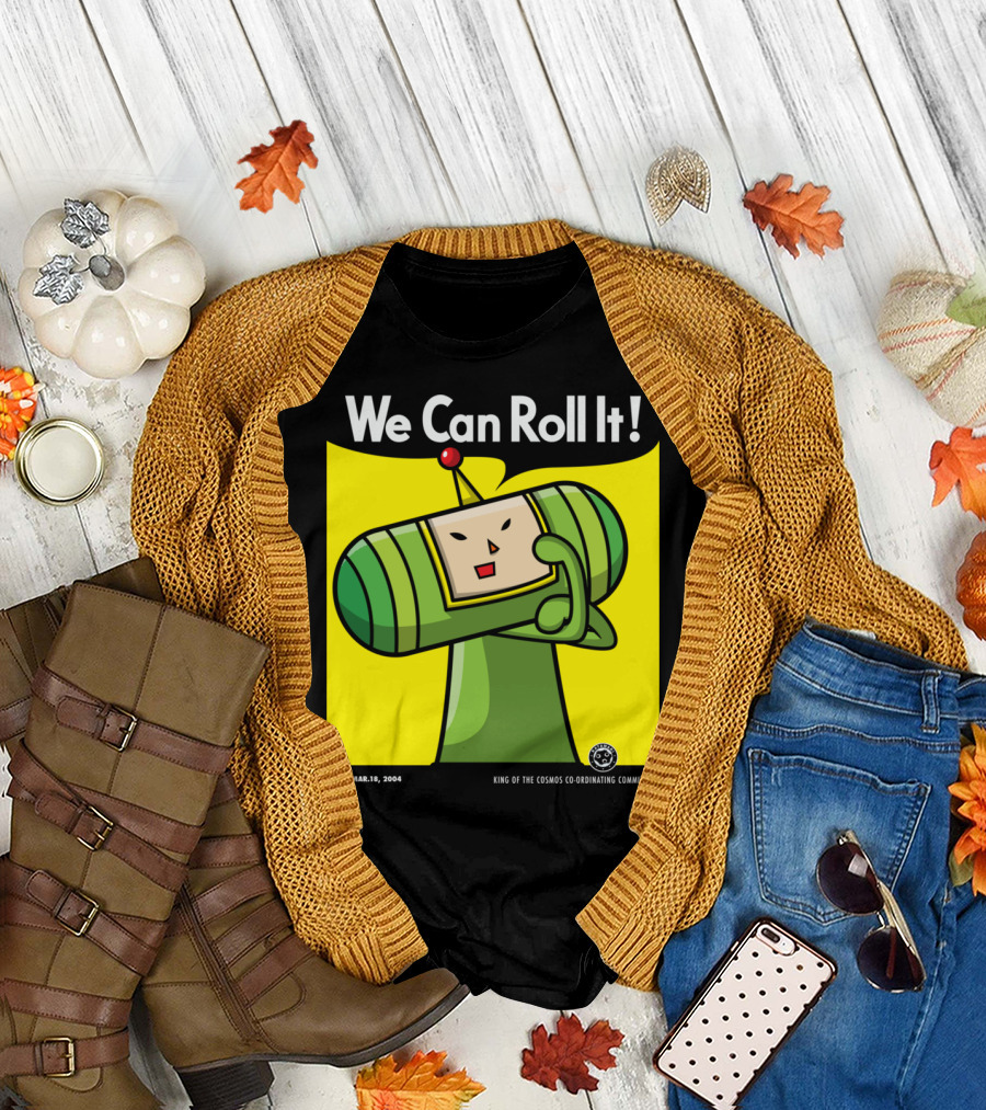 We Can Roll It Katamari Damacy King of the Cosmos Co-Ordinating Committee T-Shirt