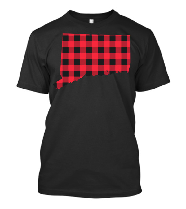 Connecticut Red And Black Buffalo Plaid T-Shirt