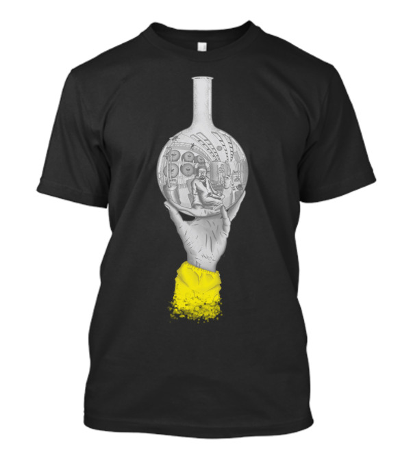 MC Heisenberg Breaking Bad Laboratory Hand Flask Scene T-Shirt