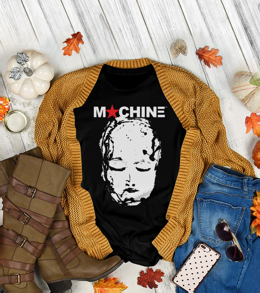 MCHN FACE Machine Star Red T-Shirt