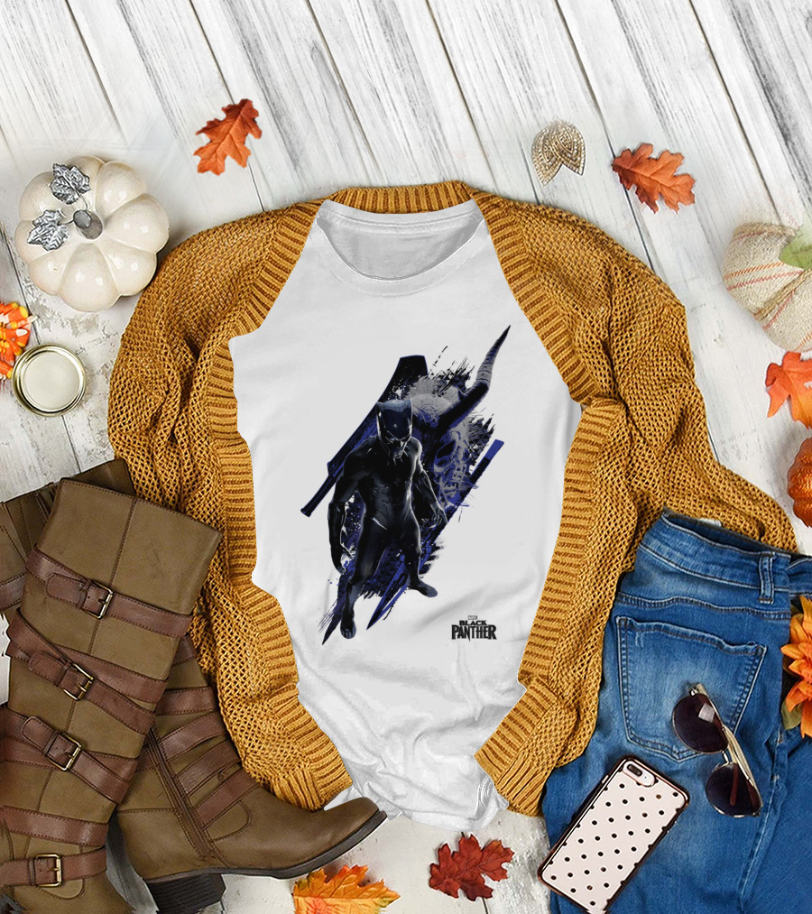 Kilmonger And Black Panther Marvel Cinematic Universe Avengers Wakanda Warrior T-Shirt