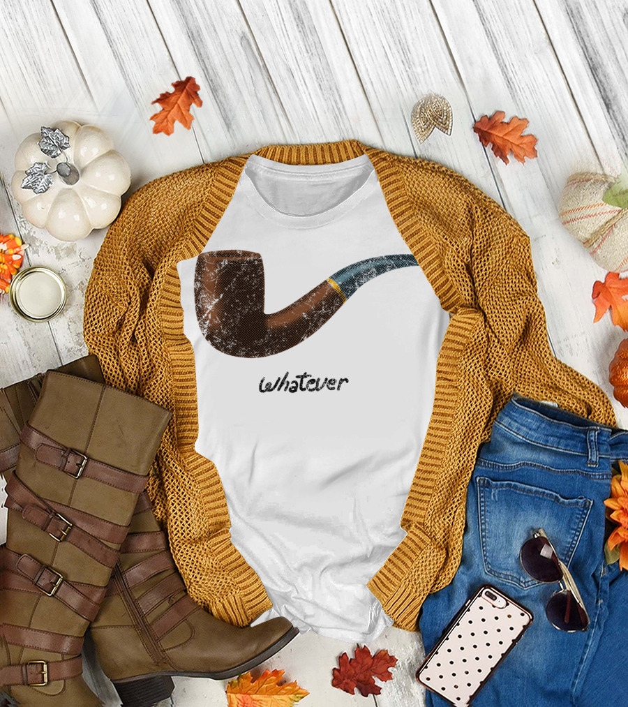 Whatever Pipe Surrealism Magritte Reference T-Shirt
