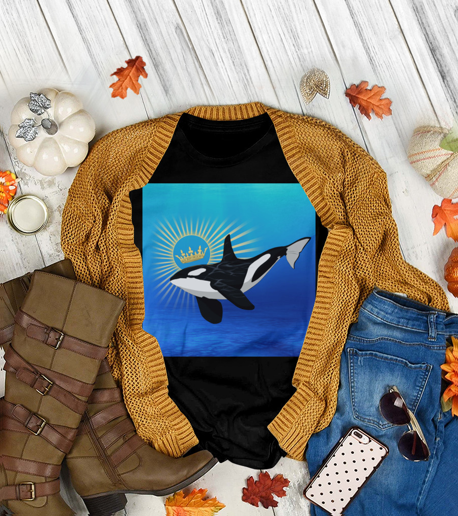 King Orca Crown Ocean Majesty T-Shirt