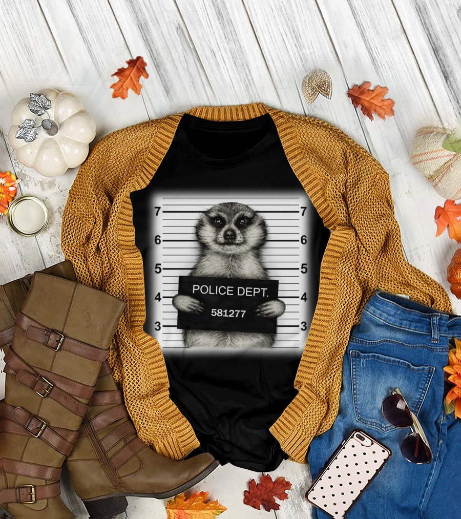 Meerkat Police Dept Mugshot 581277 T-Shirt