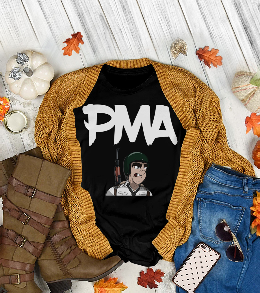 PMA Positive Mental Attitude Soldier T-Shirt