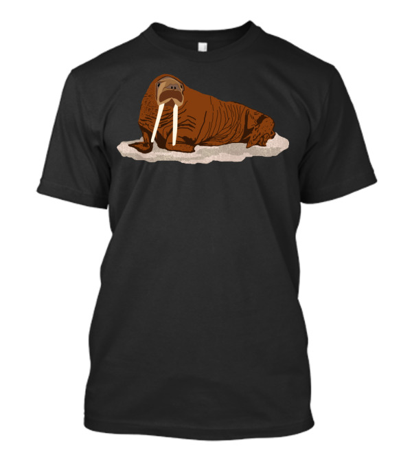 Pacific Walrus Lying On Ice T-Shirt