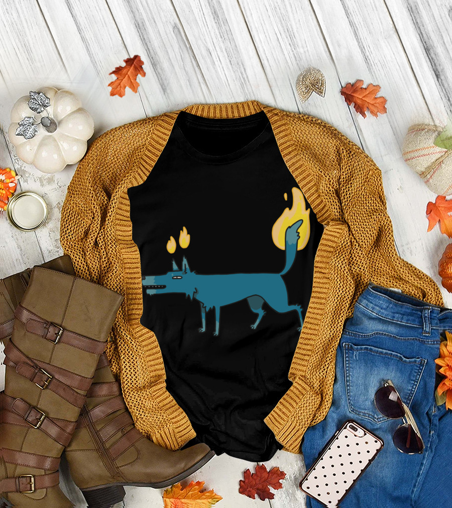 Firefox Flaming Wolf T-Shirt