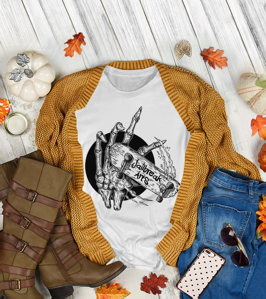 Dead Hands Jailbreak Arts Finger Skate T-Shirt