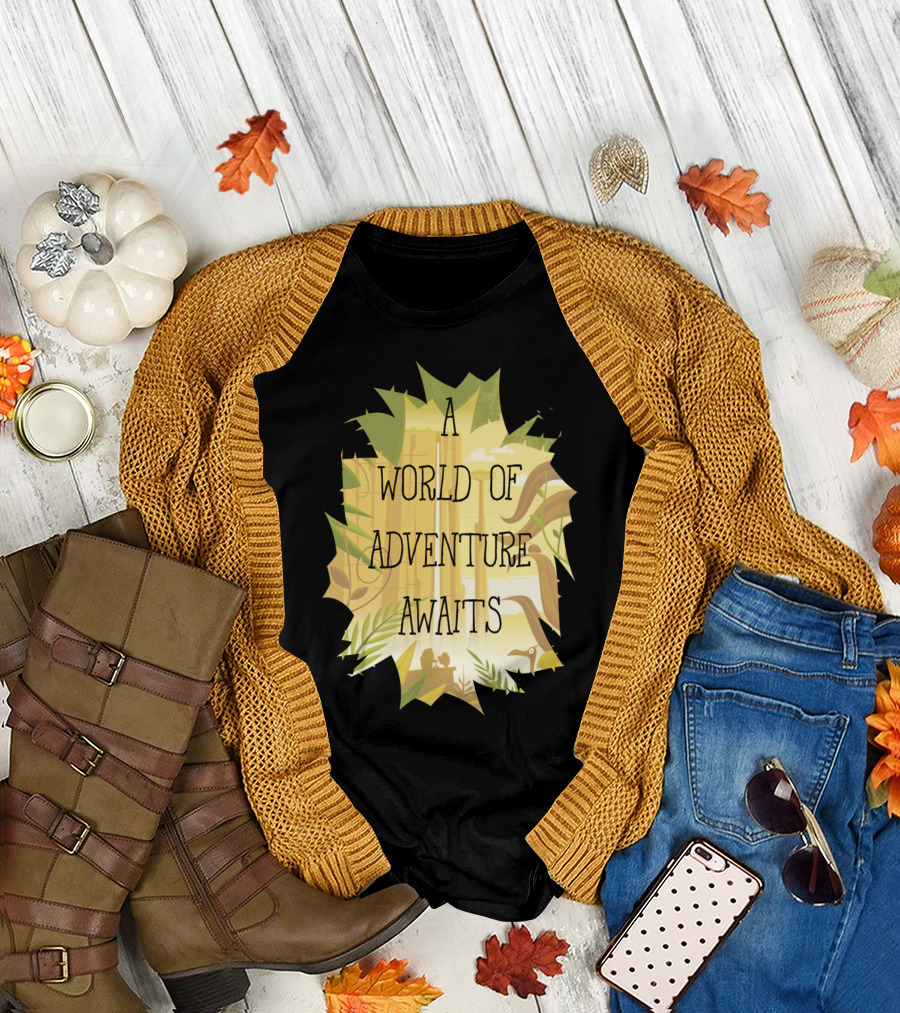 A World of Adventure Awaits Jungle Safari T-Shirt