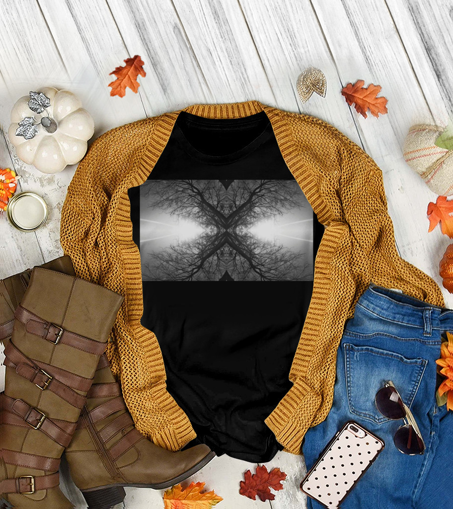Tree Of Life Reflective Symmetry T-Shirt