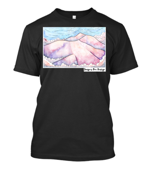 Jasper Fox Design Last Light Mountain Landscape T-Shirt