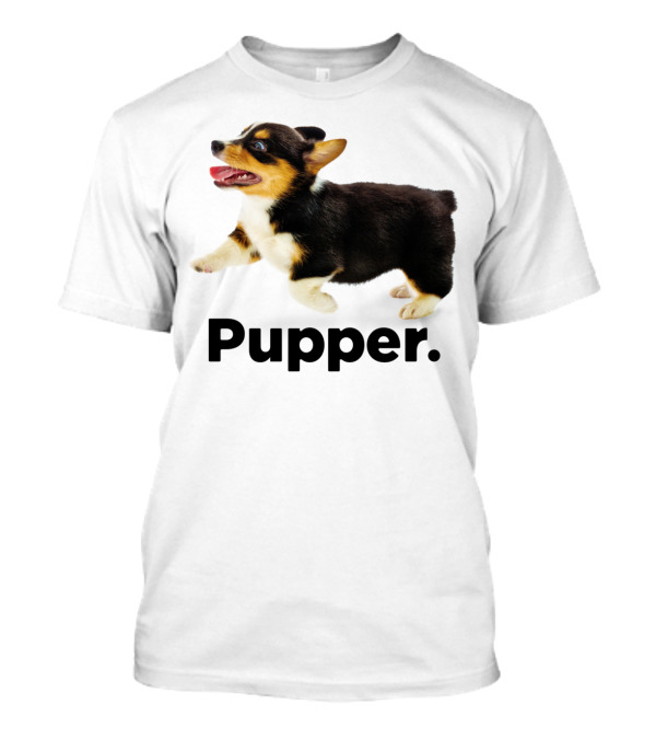 Pupper Pembroke Welsh Corgi Launch T-Shirt