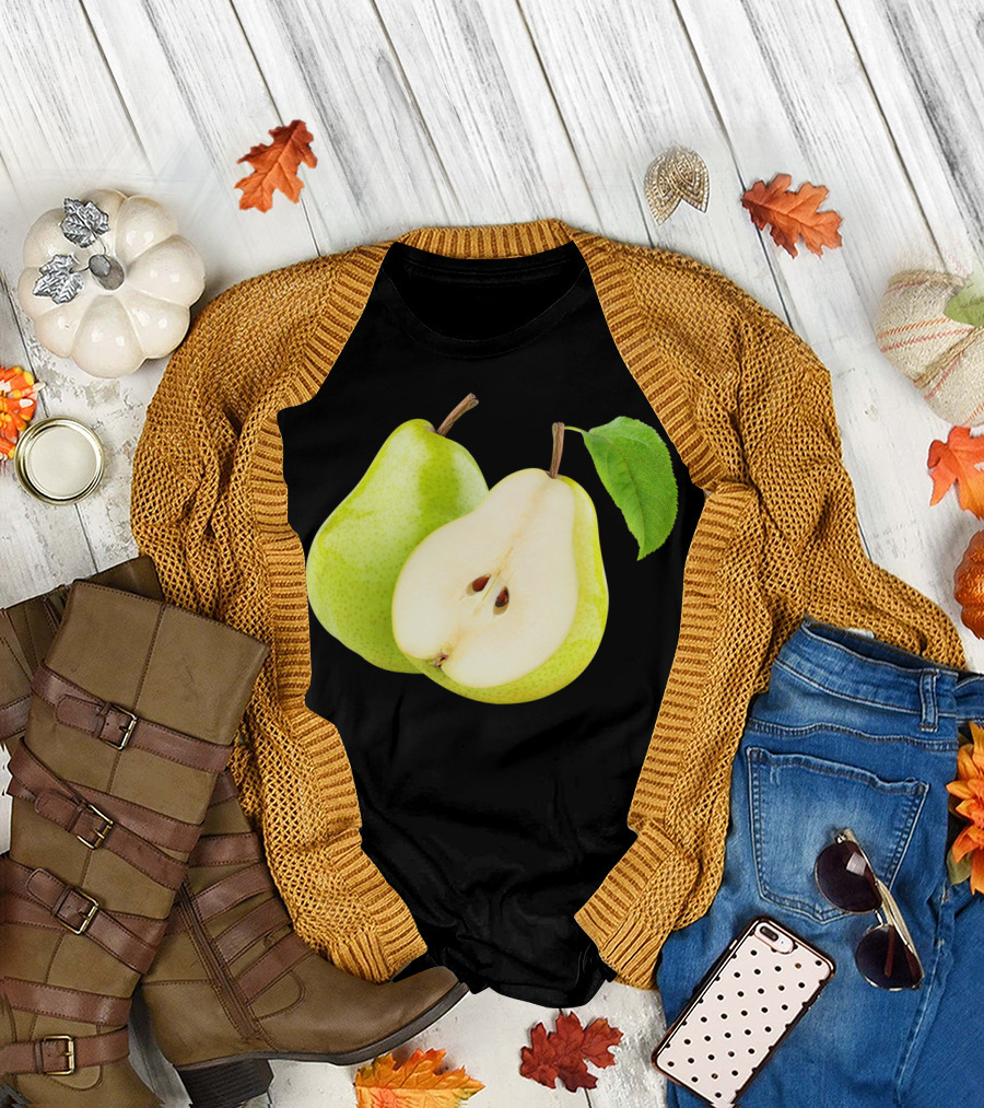 Yellow Green Pears Fruit T-Shirt