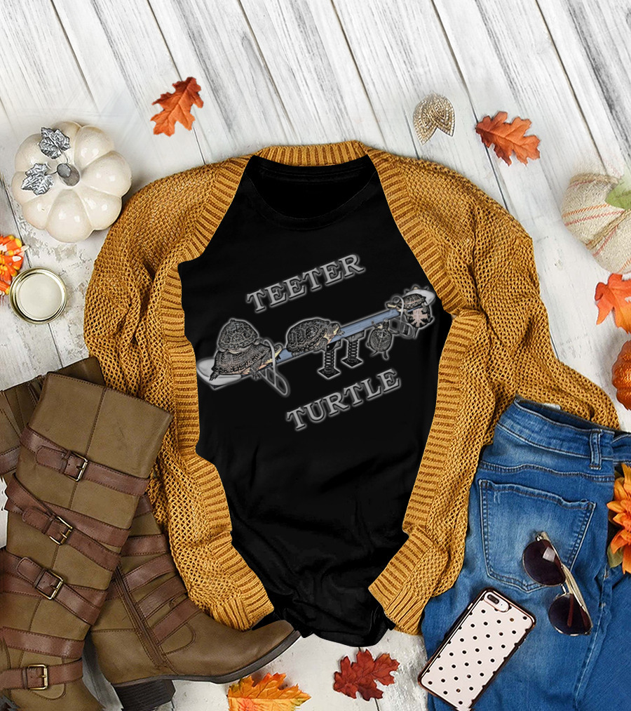 Teeter Turtle See-Saw Balancing Act T-Shirt