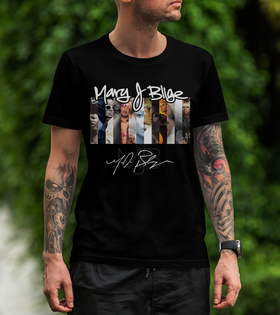 Mary J Blige Signature Collage T-Shirt