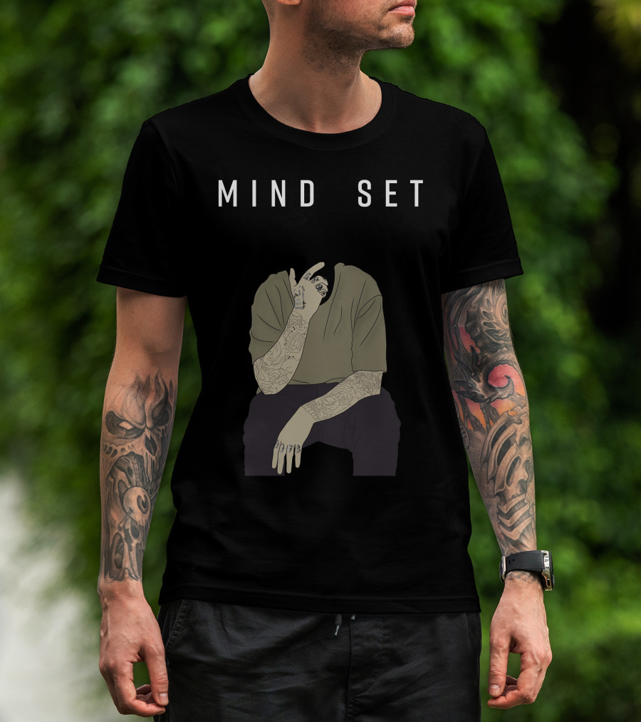 Mind Set Tattoo Art T-Shirt