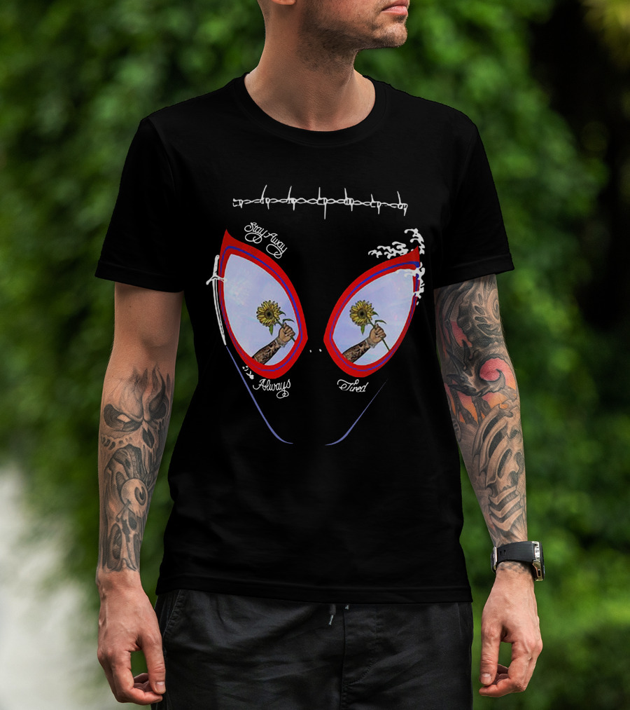 Stay Away Always Tired Sunflower Eyes T-Shirt