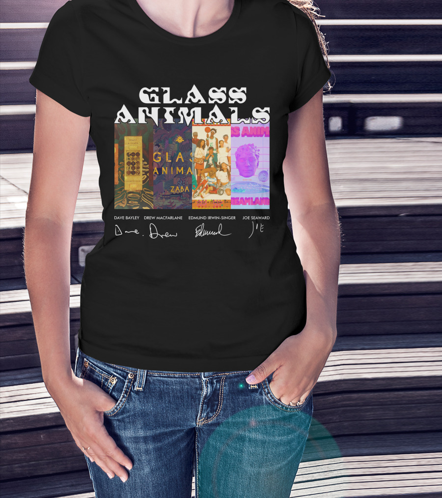Glass Animals Dave Bayley Drew Macfarlane Edmund Irwin-Singer Joe Seaward Zaba Dreamland T-Shirt