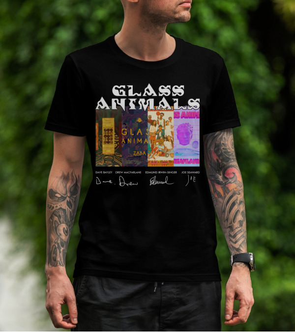 Glass Animals Dave Bayley Drew Macfarlane Edmund Irwin-Singer Joe Seaward Zaba Dreamland T-Shirt