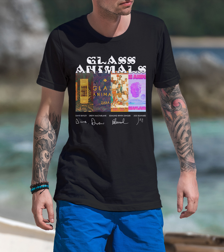Glass Animals Dave Bayley Drew Macfarlane Edmund Irwin-Singer Joe Seaward Zaba Dreamland T-Shirt