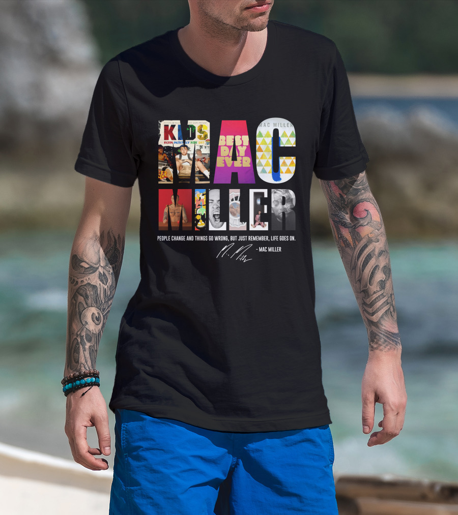 Mac Miller Best Day Ever Kids Poster T-Shirt
