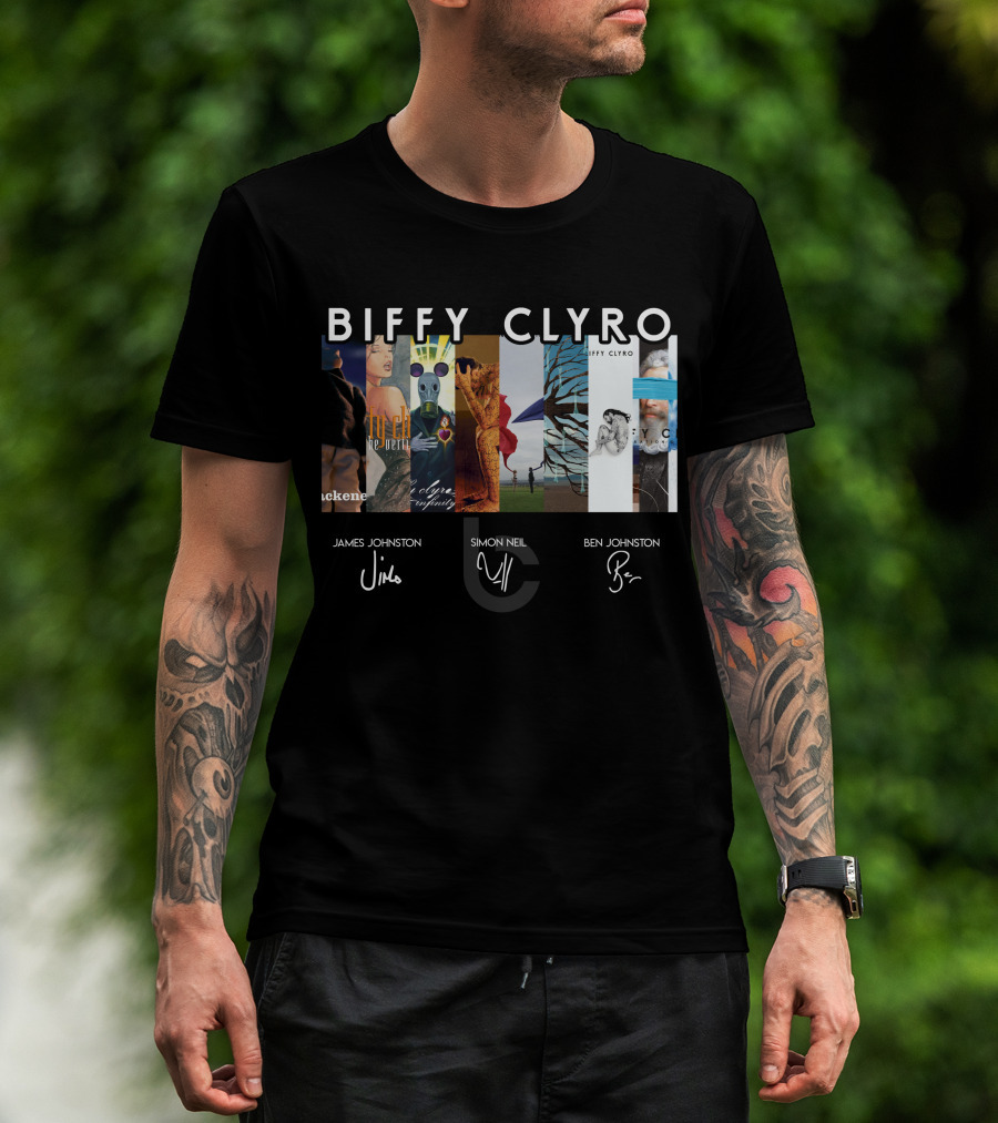 Biffy Clyro Album Art Collage James Johnston Simon Neil Ben Johnston T-Shirt