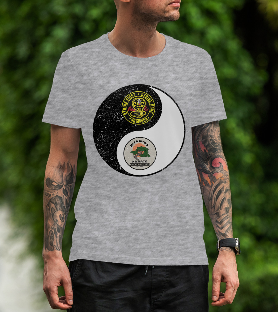 Cobra Kai Strike First Miyagi-Do Karate Yin Yang T-Shirt