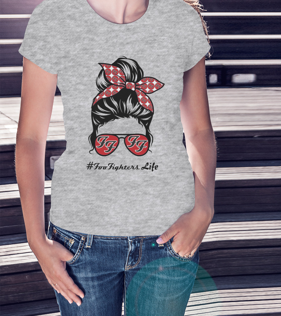#Foofighterslife Ff Bandana Sunglasses T-Shirt