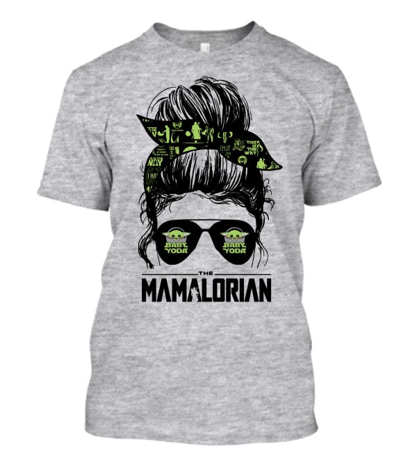 The Mamalorian Baby Yoda Grogu Star Wars T-Shirt