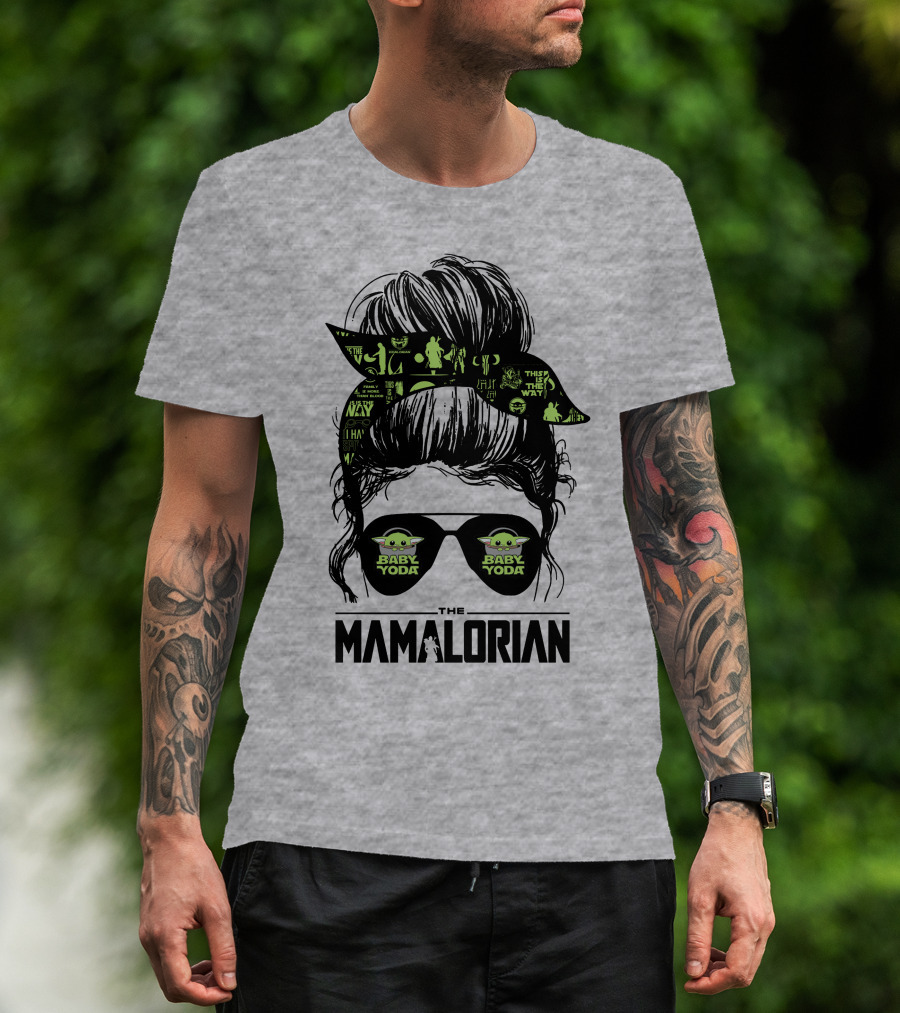 The Mamalorian Baby Yoda Grogu Star Wars T-Shirt